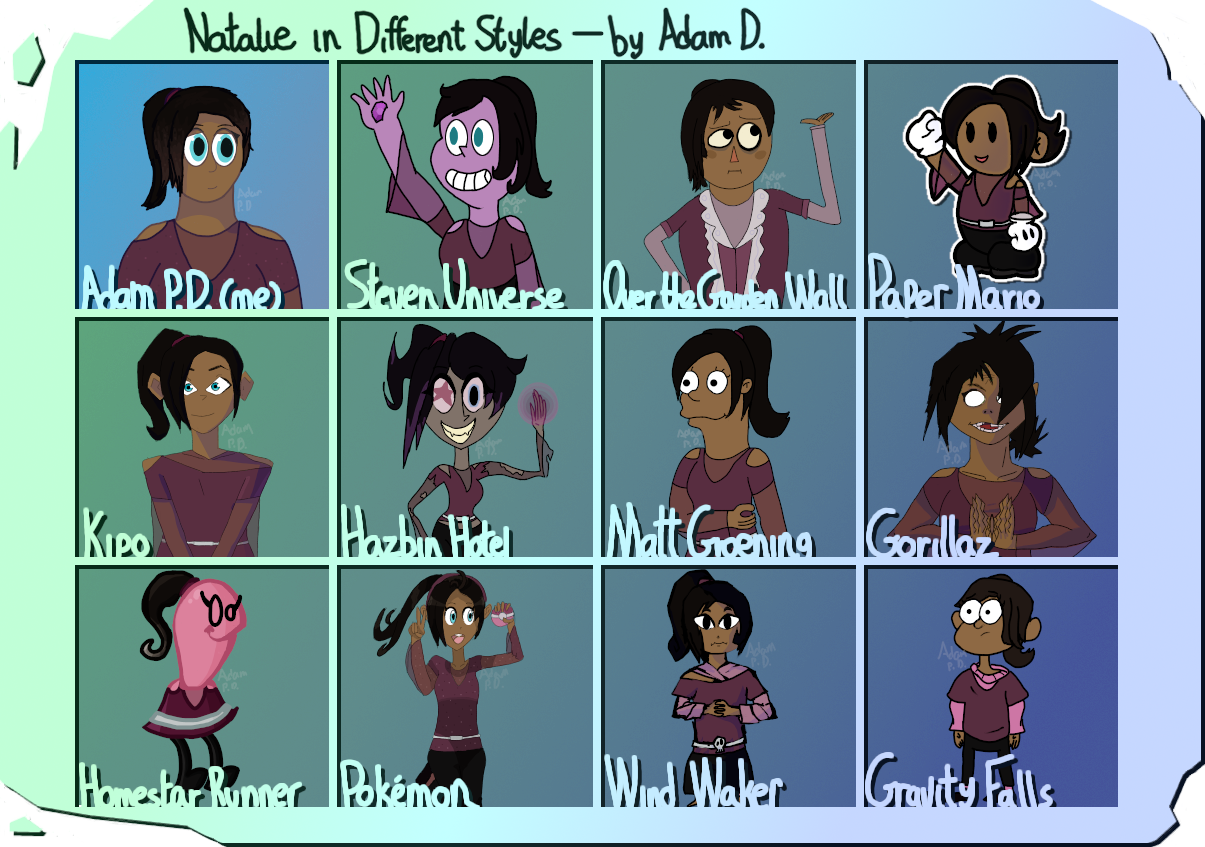 Natalie in Different Styles.png